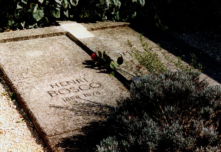 Henri Bosco grave Lourmarin
